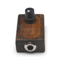 SAPHUE S3 Clip Pickup pour guitare acoustique/classique Étui en bois avec bouton de volume et transducteur 6.35 Jack pour Ukelele/Kalimba...