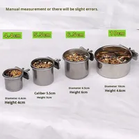 Mangeoire automatique pour perroquet en acier inoxydable, bol suspendu pour cage à oiseaux, fournitures pour oiseaux, mangeoire à oiseaux de haute qualité