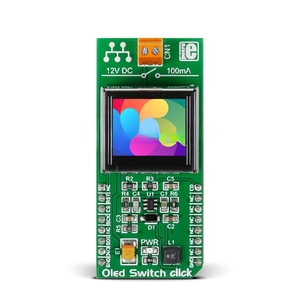 Nuova Scheda di Valutazione MIKROE 2449 Originale con Display OLED a Colori e Pulsante CLICK - Product Image 1