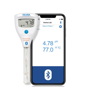 Medidor de <span class=keywords><strong>pH</strong></span> HI981037 para Alimentos, Laticínios e Bebidas - À Prova d'Água, Calibração Automática - Product Image 2