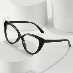 Gafas de Moda al por Mayor con Bisagras de Resorte, Monturas Ópticas de Leopardo Coloridas, TR90, Anti Luz Azul, Gafas de Ojo de Gato para Mujer - Product Image 3