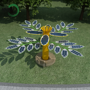 Rnkj Năng Lượng Mới Năng Lượng Mặt Trời Bảng Điều Khiển Powered Cây Giáng Sinh Đèn Quang Điện Hệ Thống Cây Hướng Dương Năng Lượng Mặt Trời Điện Cây - Product Image 1