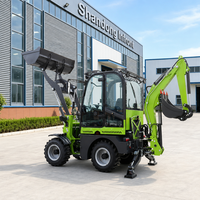 China Manual CE 2ton Agricultural Articulated Price Shovel Micro Bucket Small Mini Front End Wheel Loader untuk Dijual
