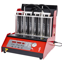 Testeur de nettoyage d'injecteurs de carburant à ultrasons 8 cylindres KJ-8H, outil de diagnostic