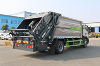 Camion compacteur de déchets Foton 4x2 de haute qualité, 14-18 m³, camion à chargement arrière pour la collecte des déchets sur les chantiers de construction