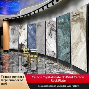 Paneles Decorativos de Pared de Madera de Cristal de Carbono de la Mejor Calidad con Diseño de Roca de Carbono sin Costuras con Protección UV para Paredes de Fondo de Sofá - Product Image 3