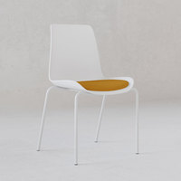 Chaise de bureau empilable au design moderne avec cadre en fer et assise en maille, garantie 5 ans, multi-usages pour hôtel, réception, formation des étudiants