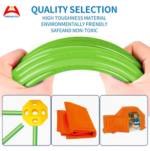 Kit de construction Glow Fort 128 pièces, jouets éducatifs STEM créatifs pour enfants, construction de château 3D, tente, abri, forteresse - Product Image 3