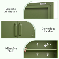 Armoire de rangement métallique, casier, étagère, meuble moderne, buffet en acier, meuble de rangement, meuble TV