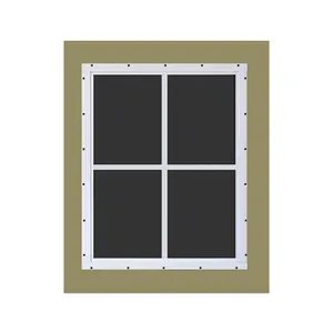 Moden Single Hung Double Pane Vinyl Windows Janela Deslizante Vertical Barato Para Projetos América