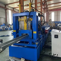 Machine de formage de poutrelles en CZ durable, PLC, haute productivité, rouleaux en acier GCr15 renforcés
