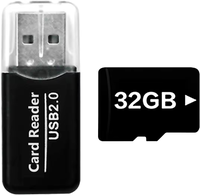 Lecteur de carte TF USB 2.0 haute vitesse Cantell, transmission 480 Mbps, installation externe, PC portable, matériau ABS, moule privé