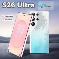 Smartphone S26 Ultra 5G 6+128GB, Schermo OLED HD da 7.3", Fotocamera Posteriore 108MP/Frontale 72MP, CPU Octa Core, Dual SIM CDMA/LTE, Spagnolo Inglese