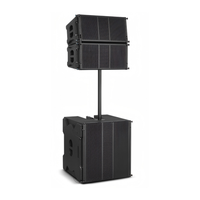 Système de haut-parleurs actifs en ligne pour usine de fabrication, avec subwoofer 10 pouces + 18 pouces, pour événements, fêtes et spectacles