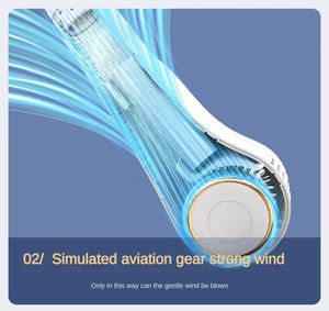 Factory Wholesale Hot Sales Novelty Gift <b>Usb</b> Charging Portable Wearable Neck <b>Fan</b> for Outdoor - Product Image 2