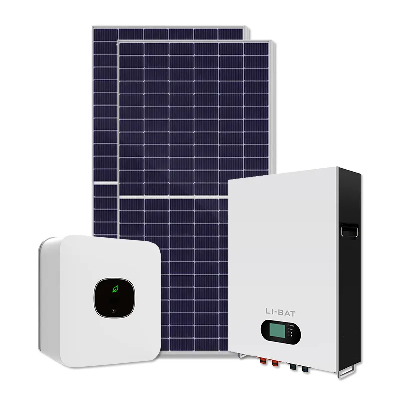 5kw Solar Power System Complete Hybrid Set Whole Home Solar System Cost With Lithium Battery Energy Storage