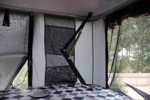 خيمة على السطح مصنوعة من الألياف الزجاجية 4x4 على الطرق الوعرة خيمة صلبة من القشرة - Product Image 5