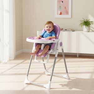 Silla Alta Multifuncional Portátil de Plástico con Diseño Moderno para Bebés, para Comer y Alimentar a Bebés y Niños de 6 Meses a 3 Años - Product Image 1