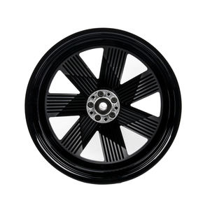 Ruedas de Motocicleta 3D Forjadas Personalizadas, Llanta Negra Delantera y <span class=keywords><strong>Trasera</strong></span> Tipo Molino de Viento <span class=keywords><strong>para</strong></span> <span class=keywords><strong>Harley</strong></span> <span class=keywords><strong>Davidson</strong></span> 2018-2024 Breakout Fatboy - Product Image 5