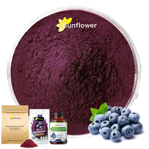 Экспортный натуральный водорастворимый экстракт плодов голубых ягод антоцианидины 25% для здоровья глаз - Product Image 1