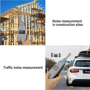 Niveau sonore Audio numérique 30-130 dBA, AWA5636-1 décibels de classe 2, maintien maximum des données, sélection rapide et lente - Product Image 5