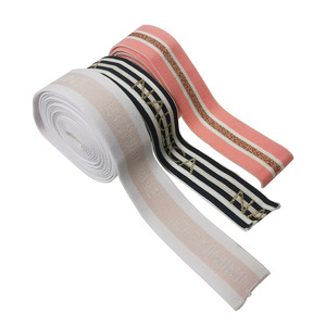 Chất lượng cao khuôn mẫu logo Nylon vải 50mm 38mm 25mm cao Lớp <span class=keywords><strong>Polyester</strong></span> jacquard Camo ban nhạc đàn hồi cho Thể Thao Túi - Product Image 6