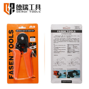 คีมย้ำสายไฟ Derui Tools HSC8 6-4 ขนาด 0.25-10 มม. AWG23 สำหรับขั้วต่อแบบท่อ  แบบเข้าด้านหน้า - Product Image 3