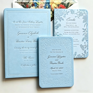 Tarjetas <span class=keywords><strong>de</strong></span> Invitación <span class=keywords><strong>de</strong></span> Boda Personalizadas, Impresión <span class=keywords><strong>de</strong></span> Lujo con Sello Dorado, Papel <span class=keywords><strong>de</strong></span> Arte Elegante, Juego <span class=keywords><strong>de</strong></span> Papelería para Boda - Product Image 6