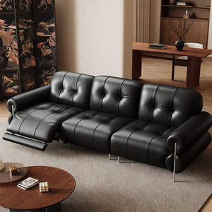 Vente en gros de canapés inclinables en cuir Meubles de salon Canapé paresseux Chaise berçante Canapé <span class=keywords><strong>inclinable</strong></span> Machine - Product Image 1