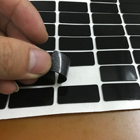 Machine dôme supérieur auto-adhésif clavier calculatrice pieds en silicone ordinateur portable pieds carrés antidérapants en caoutchouc
