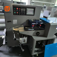 Machine de conditionnement de Popsicle Flow Multifonctionnelle Entièrement Automatique pour Pain Alimentaire Cacahuètes et Bonbons pour Oreillers Remplissage de Sacs