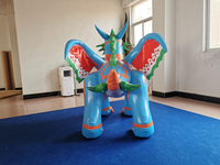 Goebele — dragon volant gonflable personnalisé, modèle pour décor de dessins animés