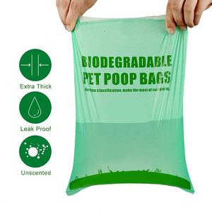Bolsas Biodegradables para Desechos de Perros, Ecológicas, Certificadas por ASTM, Material de Almidón de Maíz/PLA, Control de Olores Moderado, Eliminación de Desechos de Mascotas - Product Image 4