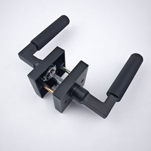 أقفال فاخرة للأبواب الأمريكية للخدمة الشاقة مربعة الشكل أو أقفال مقبض ذراع باب ممر مربع للباب الداخلي - Product Image 3