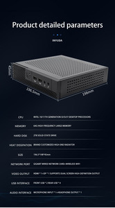 Mini máy tính PC Dual VGA Intel LGA 1155 Core 1.8GHz DDR3 8GB và SSD 128GB bộ vi xử lý Bo mạch chính DDR3 HM87 HM65 - Product Image 6