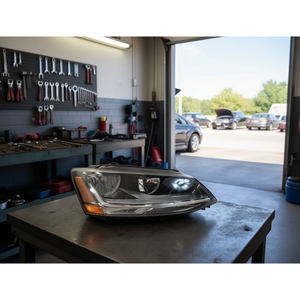 Phare LED d'occasion Volkswagen Jetta avec DRL 12V Modèle P0778 pour 2011-2018 Quartier USA Côté Droit - Product Image 1