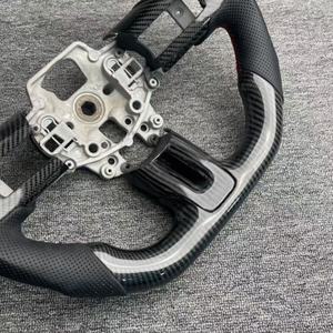 Volante de Fibra de Carbono Personalizado para Ford <span class=keywords><strong>Mustang</strong></span> <span class=keywords><strong>2015</strong></span> 2016 2017 2018 2019 2020 2021 2022 GT Shelby, Gran Venta - Product Image 6