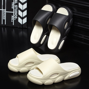 Claquettes d'été tendance pour hommes, confortables, à semelle épaisse en EVA, pour la plage et la maison, rehaussantes, résistantes à l'usure et antidérapantes - Product Image 6
