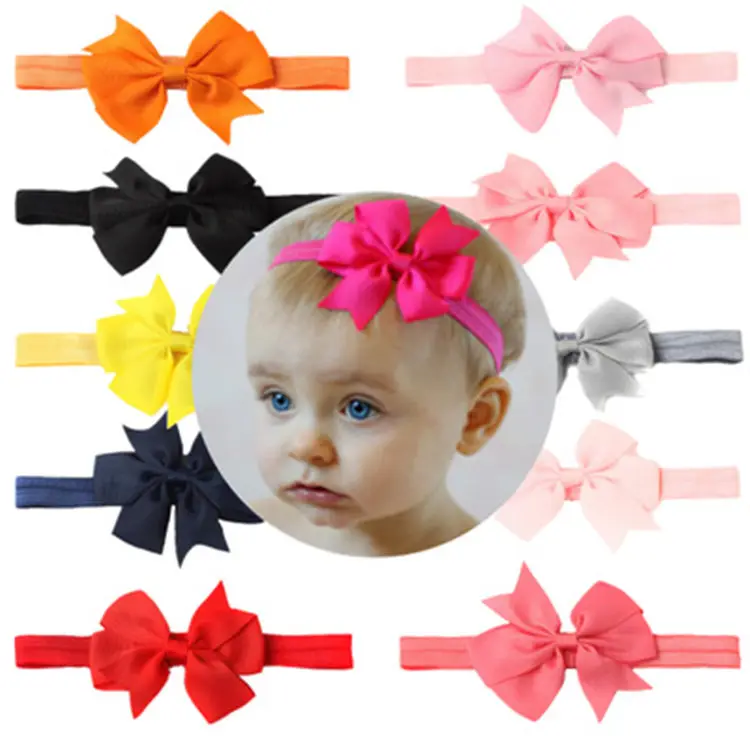 Newest Cute baby elastic Headband Baby Hairbands Turban Knotted Soft Newborn Headband