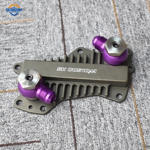 Plaques <span class=keywords><strong>d</strong></span>'adaptation de <span class=keywords><strong>refroidisseur</strong></span> <span class=keywords><strong>d</strong></span>'<span class=keywords><strong>huile</strong></span> moteur en aluminium CNC SK CUSTOM pour <span class=keywords><strong>Jeep</strong></span> <span class=keywords><strong>Grand</strong></span> <span class=keywords><strong>Cherokee</strong></span> 3.0L 3.6L Dodge Ram Chrysler 200 300 - Product Image 1
