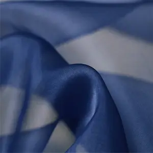 Wholesale Competitive Price Excellent Luxury Silk Organza Pure Material Factory Direct Organza Silk Fabrics for Curtains