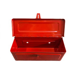 1662749M91 Red Metal <b>Tool</b> <b>Box</b>, <b>Small</b>, Compatible, with Various Massey Ferguson Tractor Models, Durable and Compact - Product Image 1
