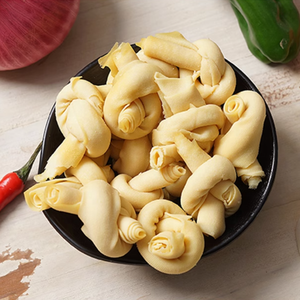 Nœuds de tofu (Qian <span class=keywords><strong>Zhang</strong></span> Jie) pour le porc braisé et le ragoût végétarien, noués à la main, blanchis et congelés - Product Image 5