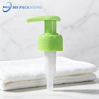 Pompe à lotion à interrupteur en plastique Capuchon de bec de verrouillage gauche droit pour une expérience d'emballage cosmétique améliorée