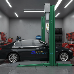 Lift Parkir Mobil Dua Tiang Berkualitas Tinggi Silinder Hidrolik Hidrolik 2 Tiang Baja Lift Mobil Garasi Hunian Parklift - Product Image 3