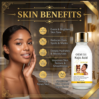 Nouveau Sérum Visage Éclaircissant à l'Acide Kojique 2026, 125ml, Exfoliation Profonde, Antioxydant, Soin de la Peau Normale, OEM ODM
