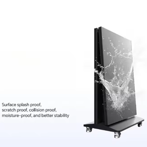 Écran d'affichage LED vertical 1,92*0,64m P1,53 COB, affiche numérique intérieure, cadre en aluminium, publicité graphique - Product Image 4
