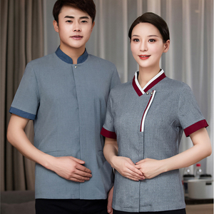 Uniforme <span class=keywords><strong>de</strong></span> vêtements d'hôtel pour le personnel <span class=keywords><strong>de</strong></span> ménage Fourniture <span class=keywords><strong>de</strong></span> mode pour le nettoyage Type d'uniforme Personnel <span class=keywords><strong>de</strong></span> ménage - Product Image 3