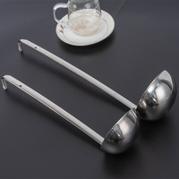 Ustensiles de cuisine XR Louche à soupe avec manche long Acier inoxydable 304 Différents types de louche Louche à soupe