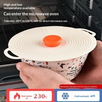 Couvercle en silicone pour conserver la fraîcheur, compatible micro-ondes, anti-éclaboussures, anti-poussière, anti-moustiques et anti-mouches, de qualité alimentaire, pour bols, casseroles, tasses et assiettes